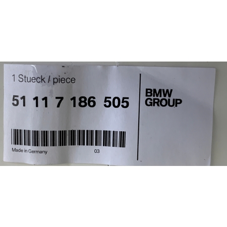 BMW 7 F01 F02 F04 ORYGINALNA KRATKA ZDERZAKA LEWA 7186505 ORYGINAŁ