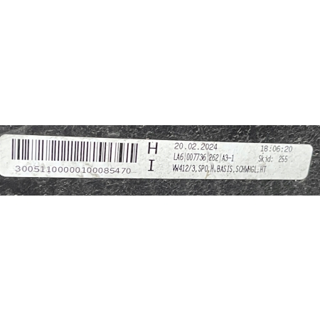 VW ID7 ID.7 2024 - SPOILER DYFUZOR ZDERZAKA TYŁ TYLNY 14A807521