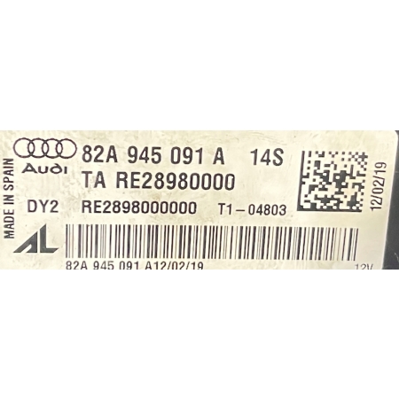AUDI A1 II 82A 2019- LAMPA TYŁ LEWA LED 82A945091A