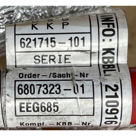 BMW 5 G30 G31 PRZEWÓD KABEL ZASILAJĄCY PLUS 6807323