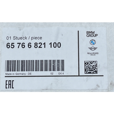 BMW 6 G32 X2 F39 CZUJNIK OCHRONY PIESZYCH PTS 6821100