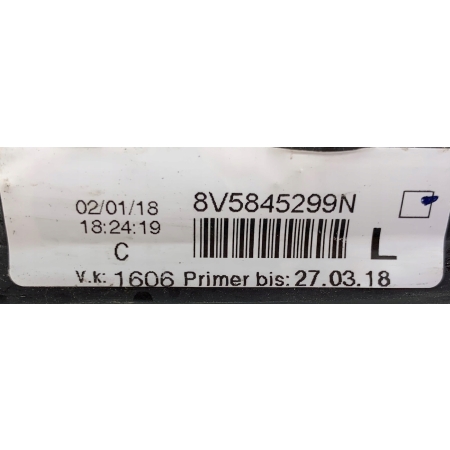 AUDI A3 8V S3 SEDAN SZYBA KAROSERYJNA LEWA TYŁ 8V5845299N
