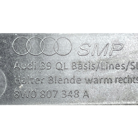 AUDI A4 B9 MOCOWANIE KOŃCÓWKI WYDECHU PRAWE 8W0807348A
