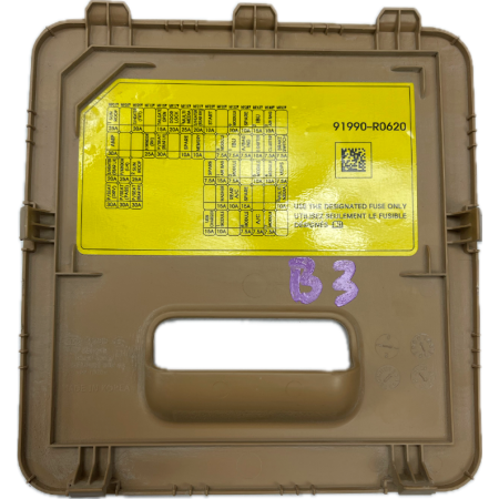 B3 KIA CARNIVAL IV 2020 - LEWA OSŁONA ZAŚLEPKA BEZPIECZNIKÓW R0847-53010