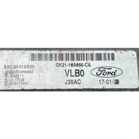 B2 TRANSIT CUSTOM 2013 - 2.0 TDCI STEROWNIK SILNIKA ECU GK21-12A650-CA