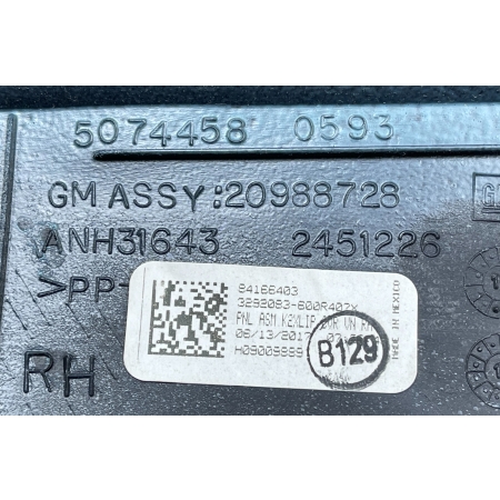 O2 CADILLAC ESCALADE IV 2014 -  PRAWA OSŁONA DESKI 84166403 20988728