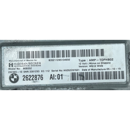 BMW WZMACNIACZ DZWIĘKU BEB352 ECE 2622876