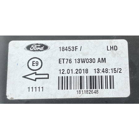 FORD TRANSIT COURIER I  MK1 2014 - LAMPA PRZEDNIA LEWA ET76-13W030-AM