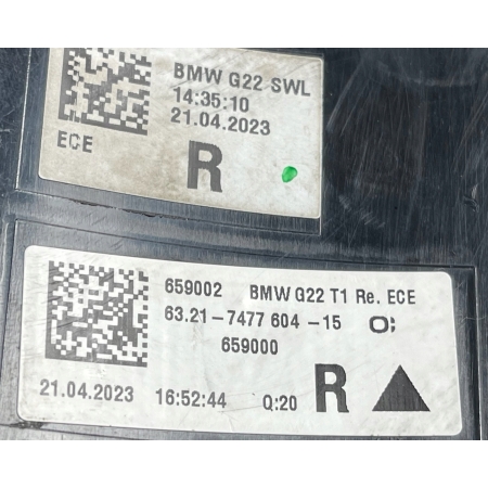 BMW 4 G22 G23 LAMPA PRAWA TYŁ 7477604 21.04.2023