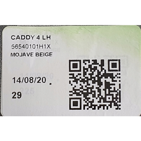 VW CADDY IV 15- OBUDOWA LUSTERKA LEWA H1X