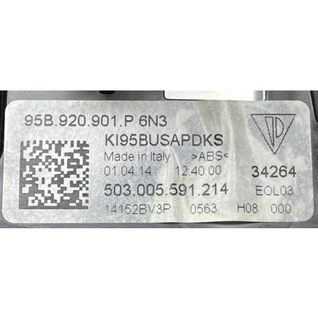 B1 PORSCHE MACAN S 2015 3.0  LICZNIK ZEGARY USA 95B920901P