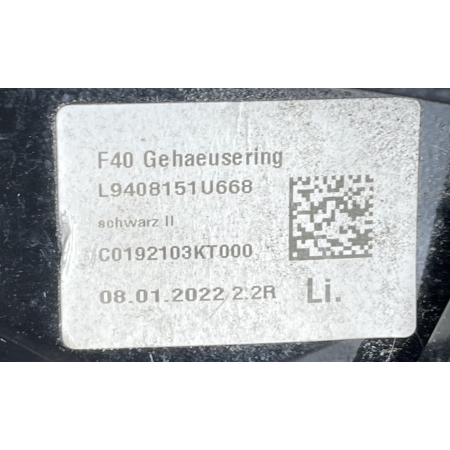 BMW 1 F40 2019 - LEWE LUSTERKO KAMERA 8PIN 8738781