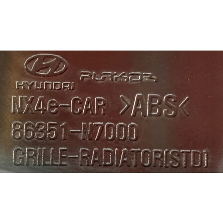 OEM GRILL ATRAPA HYUNDAI TUCSON IV 20- MAT MATOWA 86351-N7000