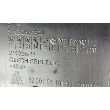BMW X1 U11 22- ŚLIZG ZDERZAKA TYŁ PRAWY 9881944
