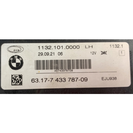 BMW G20 G21 HALOGEN LED LEWY 7433787