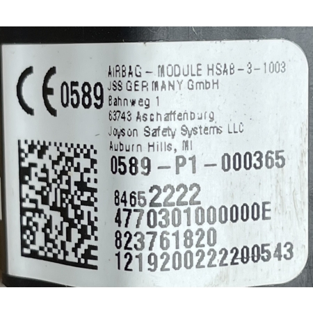 P8 GMC YUKON XL DENALI IV 2015 - LEWA KURTYNA AIRBAG PODUSZKA GM 84652222