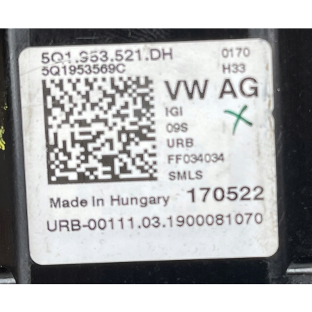 SKODA OCTAVIA III LIFT PRZEŁĄCZNIK ZESPOLONY TAŚMA MANETKI 5Q1953521DH