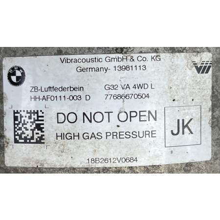 AM4 AMORTYZATOR PNEUMATYCZNY MIECH PRZÓD LEWY BMW 6 G32 4X4 77686670504