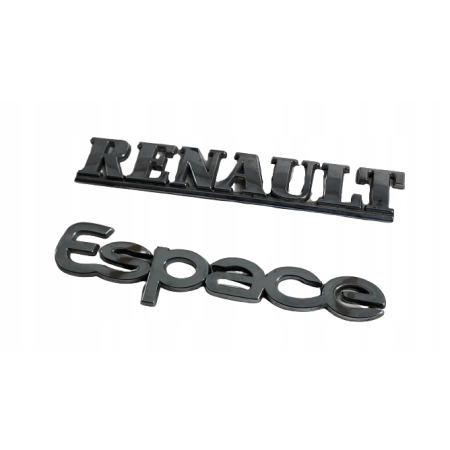 EMBLEMATY KLAPY BAGAŻNIKA TYŁ RENAULT ESPACE III 3