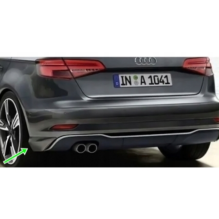 ^ AUDI A3 8V LIFT 17- 3D SPOILER TYŁ LEWY PRAWY