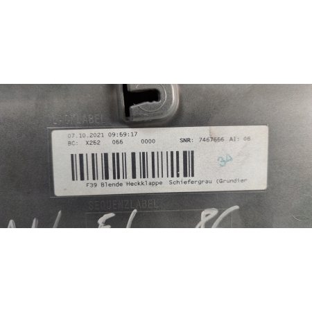 BLENDA TYŁ KLAPY KLAPA BMW X2 F39 7428466