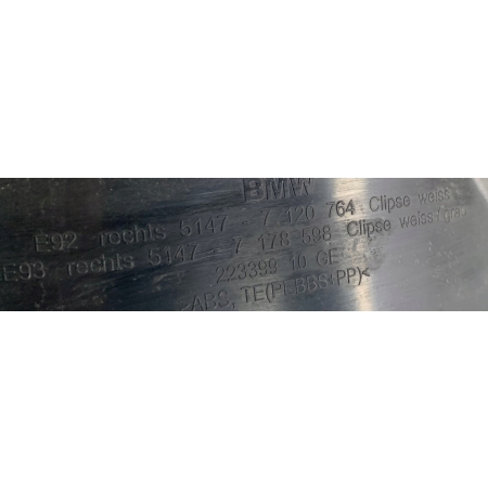 LISTWA OSŁONA PROGU PRAWA BMW E92 E93 7120764