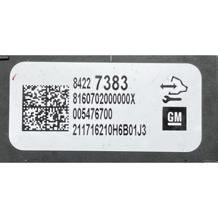 O2 CADILLAC ESCALADE IV 2014 - KAMERA SZYBY CZOŁOWEJ PRZEDNIEJ GM 84227383