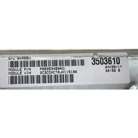 U4 DODGE CHARGER 15- 5.7 STEROWNIK SILNIKA KOMPUTER 68331185AA