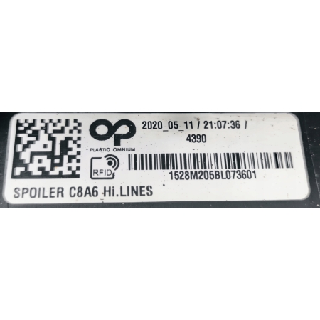 AUDI A6 C8 SPOILER ZDERZAKA TYŁ 4K0807521D