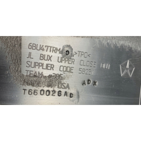 P3 SPOILER ZDERZAKA PRZÓD PRZEDNIA JEEP WRANGLER JL 2017 - 6BU47TRMA
