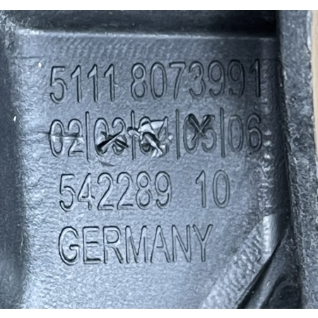 BMW 7 G11 G12 LCI LIFT M-PAKIET ŚLIZG MOCOWANIE ZDERZAKA LEWY PRZÓD 8073991