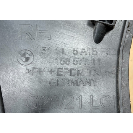 BMW 3 G20 G21 LIFT ŚLIZG MOCOWANIE ZDERZAKA PRAWY PRZÓD 5A1BF62