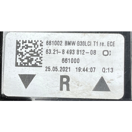 BMW 5 G30 M5 F90 LIFT LCI LAMPA PRAWA TYŁ TYLNA BŁOTNIKA 8493812
