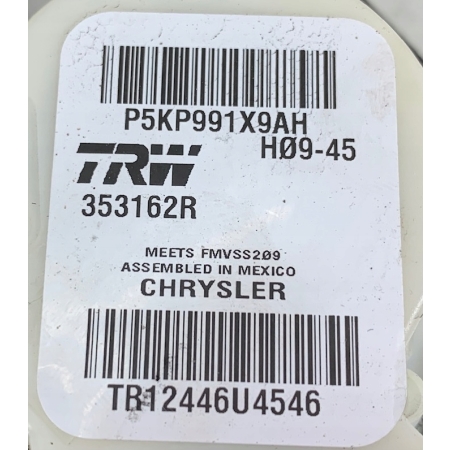 U1 DODGE RAM 1500 IV LIFT 14- PAS BEZPIECZEŃSTWA LEWY PRZÓD 5KP991X9AH