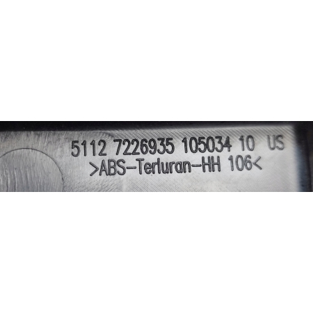 BMW X5 E70 MOCOWANIE ŚLIZG ZDERZAKA TYŁ TYLNEGO LEWY 7226935