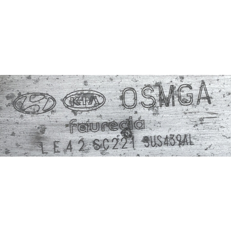 HYUNDAI KONA TŁUMIK WYDECH  KOŃCÓWKI TŁUMIKA SUS439AL