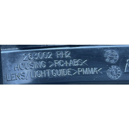 RENAULT MEGANE IV KIERUNKOWSKAZ LUSTERKA PRAWY 30087924 263002