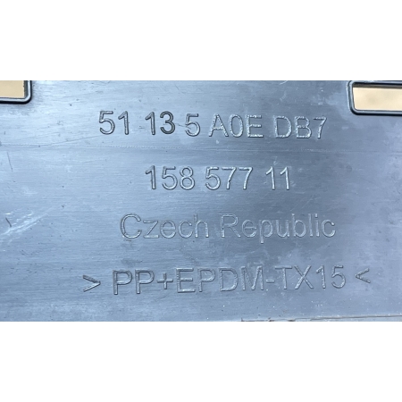 BMW 5 G60 G61 PODKŁADKA TABLICY REJESTRACYJNEJ 5A0EDB7