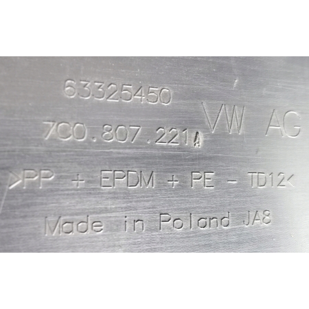 VW CRAFTER 2 II ZDERZAK PRZEDNI PRZÓD 7C0807221A