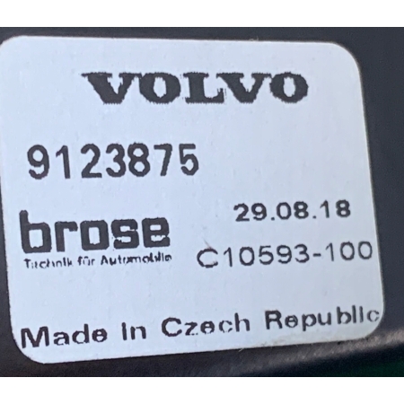 VOLVO XC60 S60 S80 PRAWA SZYNA FOTELA 9123875