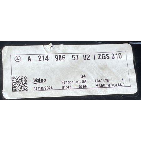 MERCEDES E-KLASA W214 214 LAMPA TYŁ TYLNA LEWA A2149065702