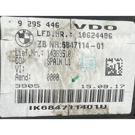 A346 BMW F20 F21 F22 F23 F45 F46 F39 X2 F48 LICZNIK ZEGARY EUROPA 9295446