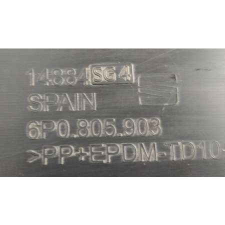 SEAT IBIZA IV LIFT OSŁONA PŁYTA ZDERZAKA PRZÓD 6P0805903