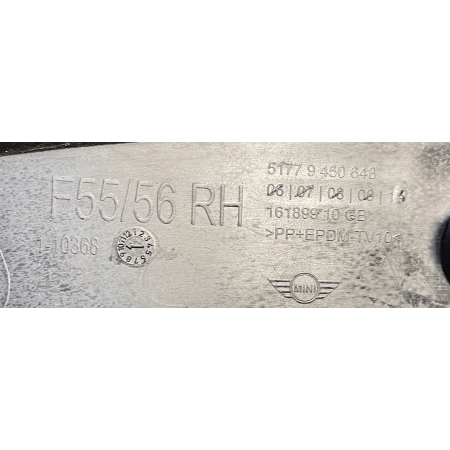 LISTWA BŁOTNIKA PRZÓD PRAWA MINI F55 F56 LIFT PDC