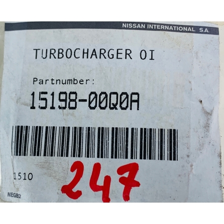 JUKE QASHQAI PRZEWÓD RURKA TURBOSPRĘŻARKI