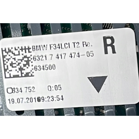 : BMW 3 F34 GT LCI LIFT LAMPA TYŁ PRAWA 7417474