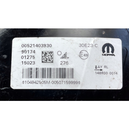 9 FIAT 500E II 2020 - HALOGEN LED DRL ŚWIATŁO DZIENNE LEWY 00521403930