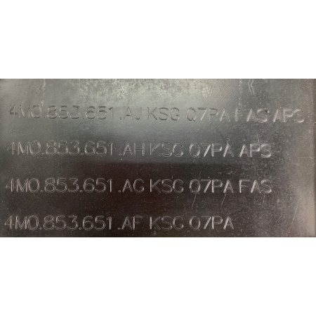AUDI Q7 II LIFT ATRAPA GRILL POD PDC QUATTRO 4M0853651AJ