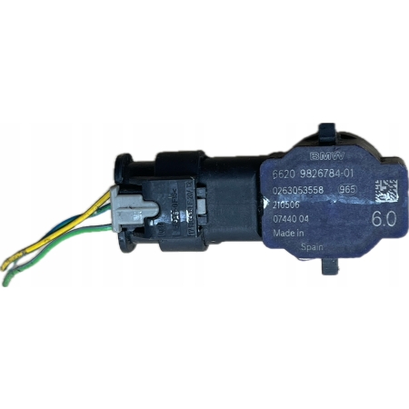 671 BMW MINI CZUJNIK PARKOWANIA COFANIA PDC + WTYCZKA 9826784 0263053558