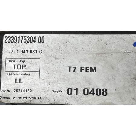 VW TRANSPORTER T7  LAMPA PRZÓD LEWA FULL LED 7T1941081C 23.09.21